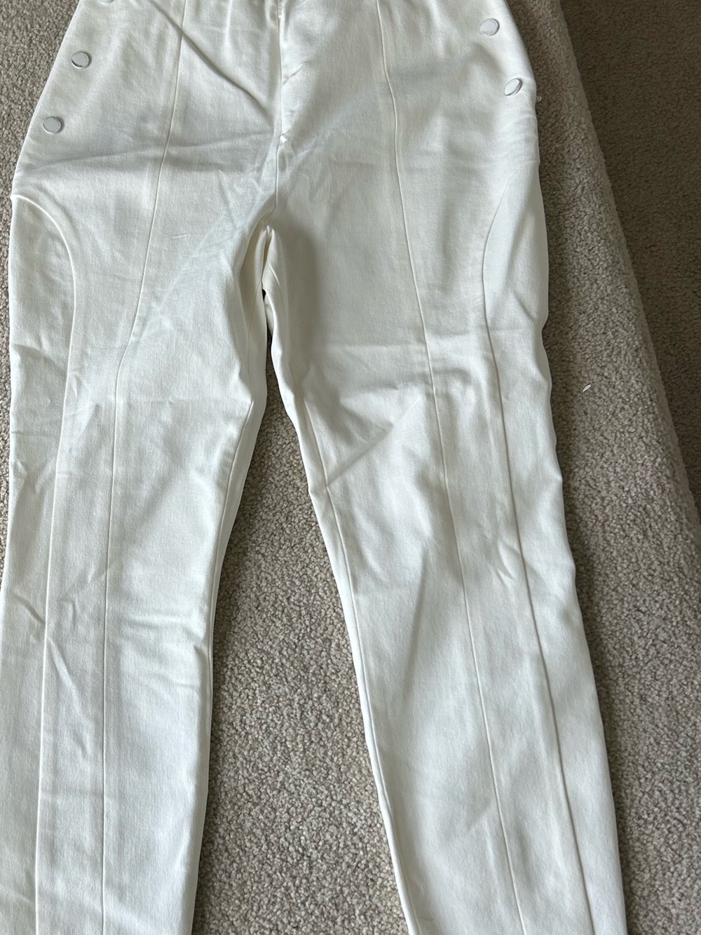 Ted Baker White High-Waist Tailored Pants